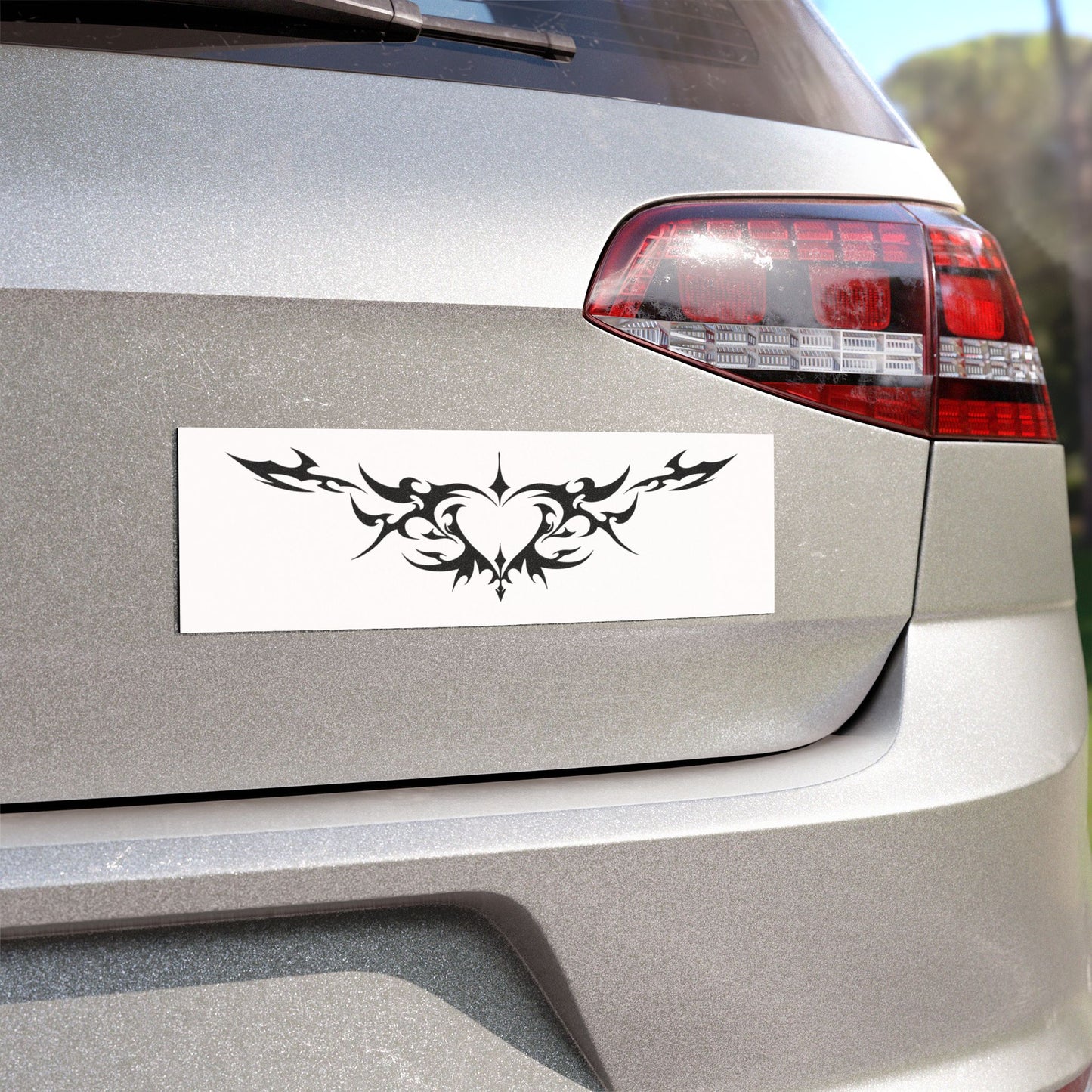 Tramp Stamp Y2K Heart Car Magnet