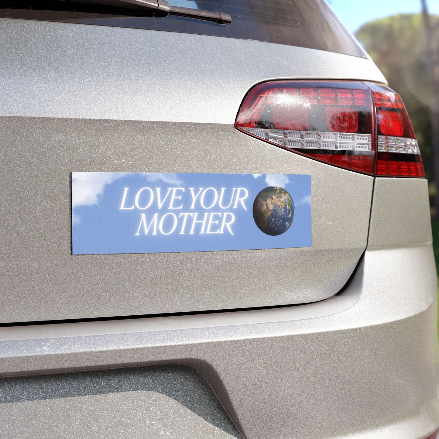 Love Your Mother Earth Car Magnet