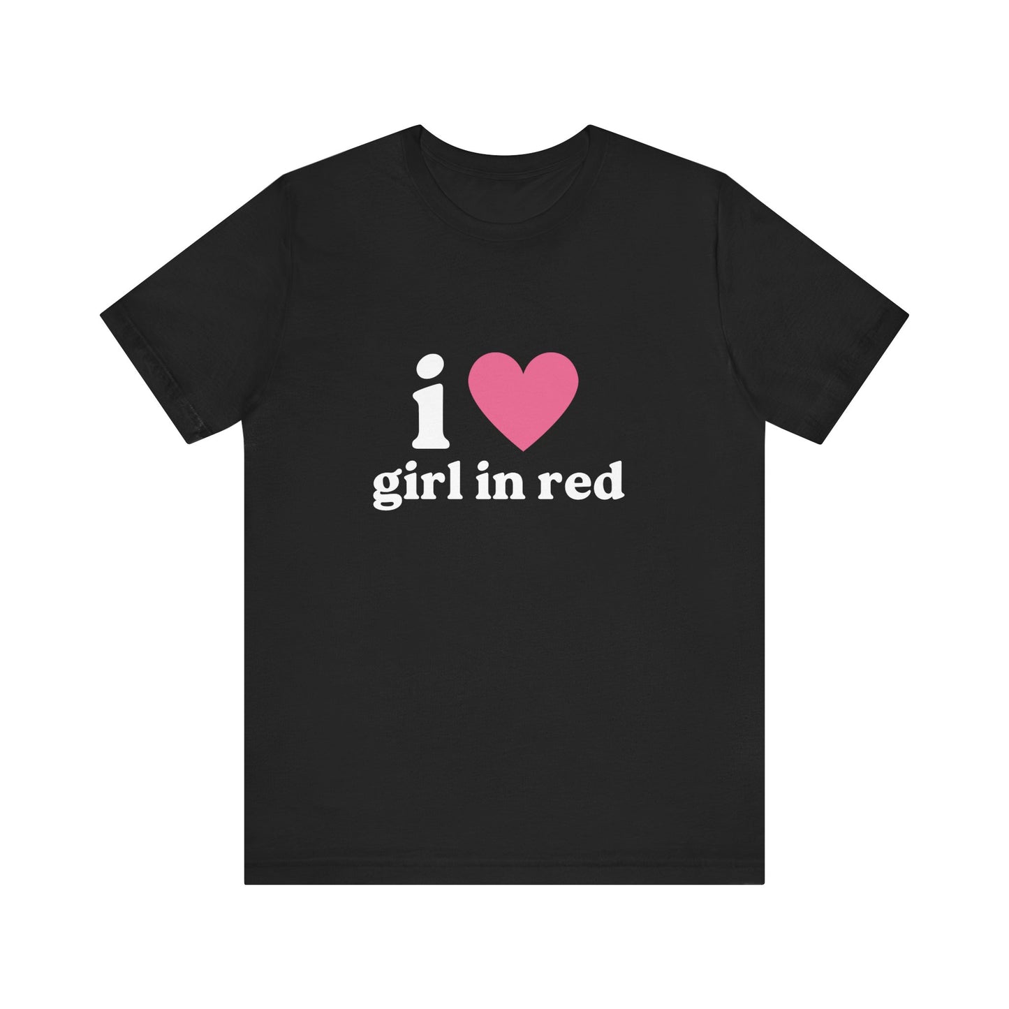 I Heart Girl In Red Soft Unisex T-Shirt