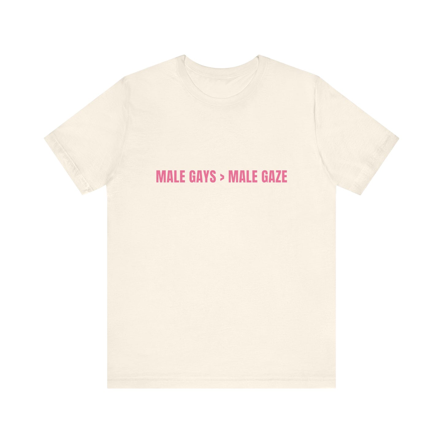 Male Gays > Male Gaze Soft Unisex T-Shirt