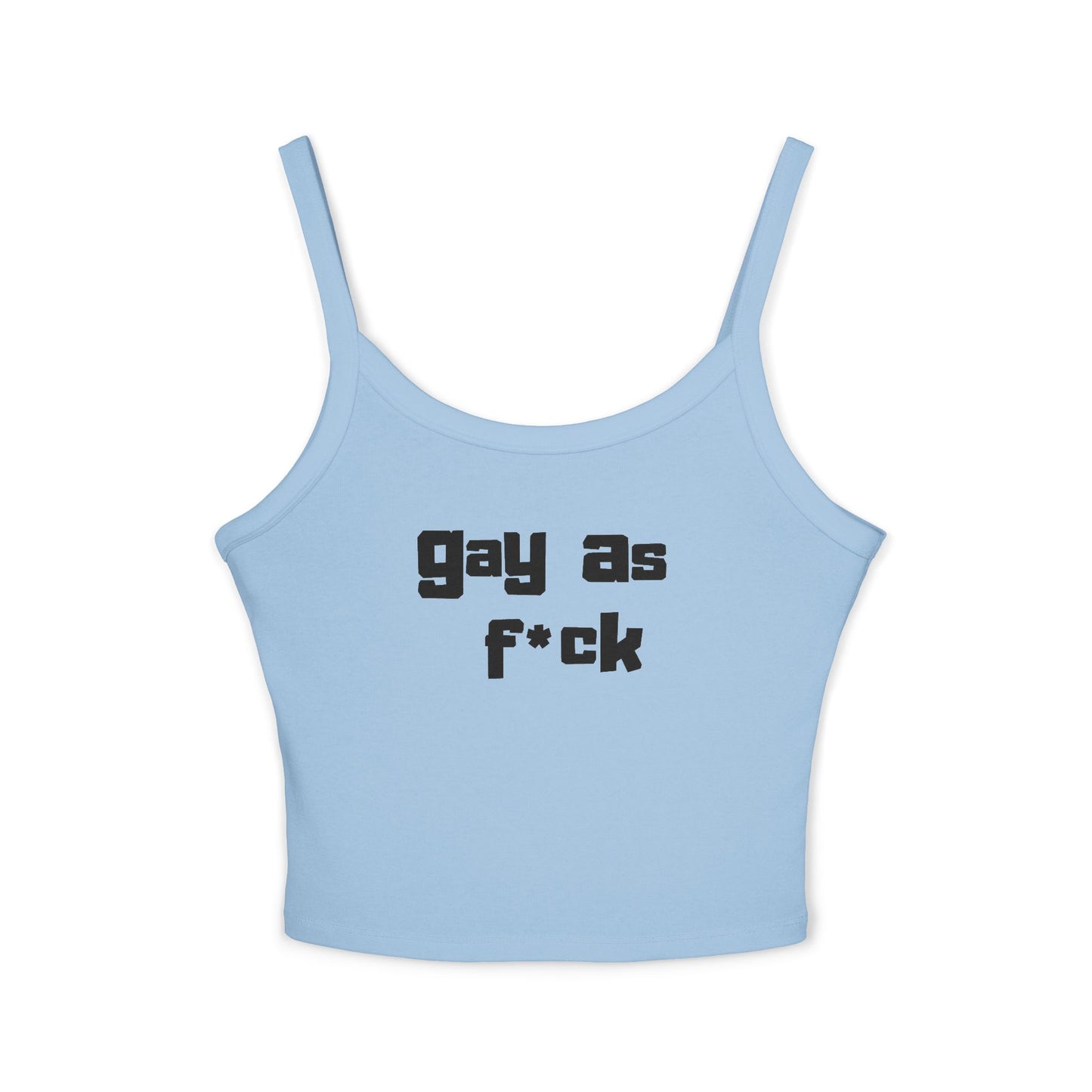 Gay As Fuck Blocky Letters Tank Top