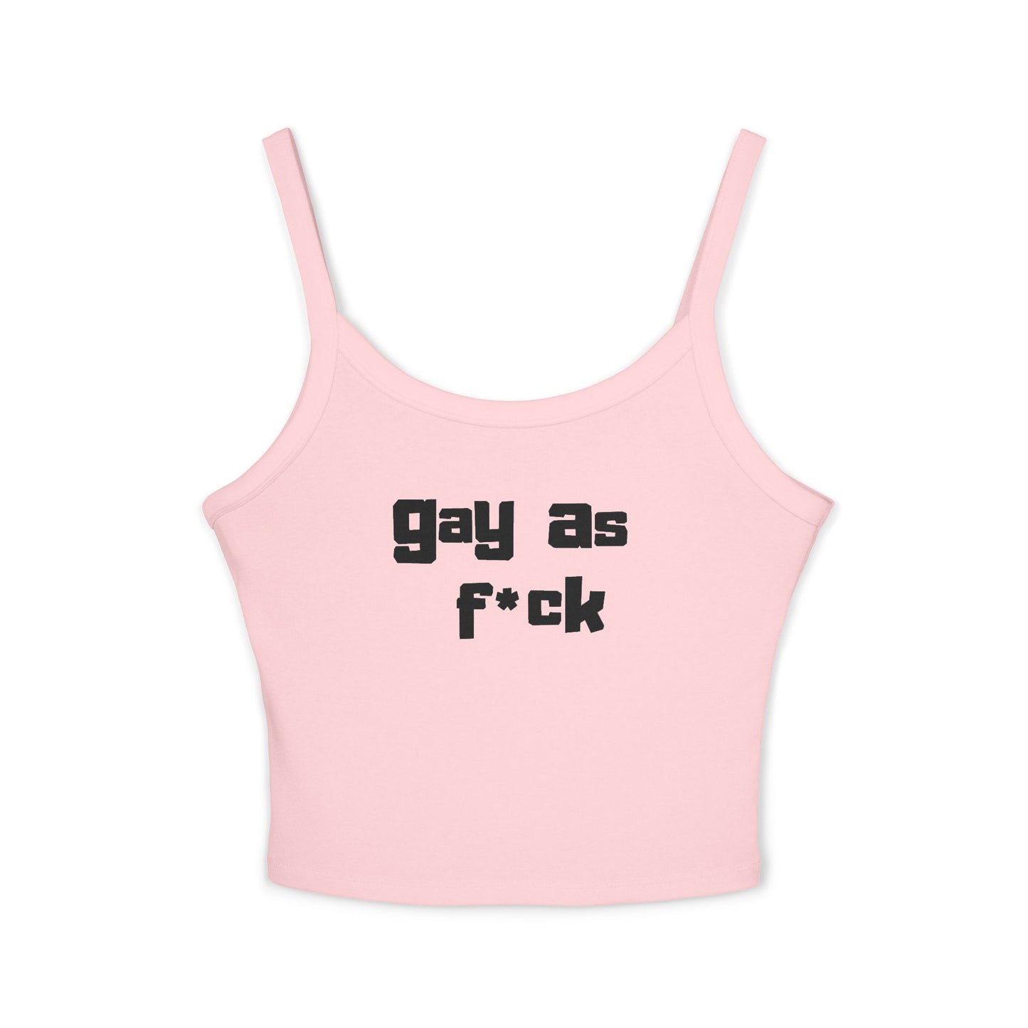 Gay As Fuck Blocky Letters Tank Top