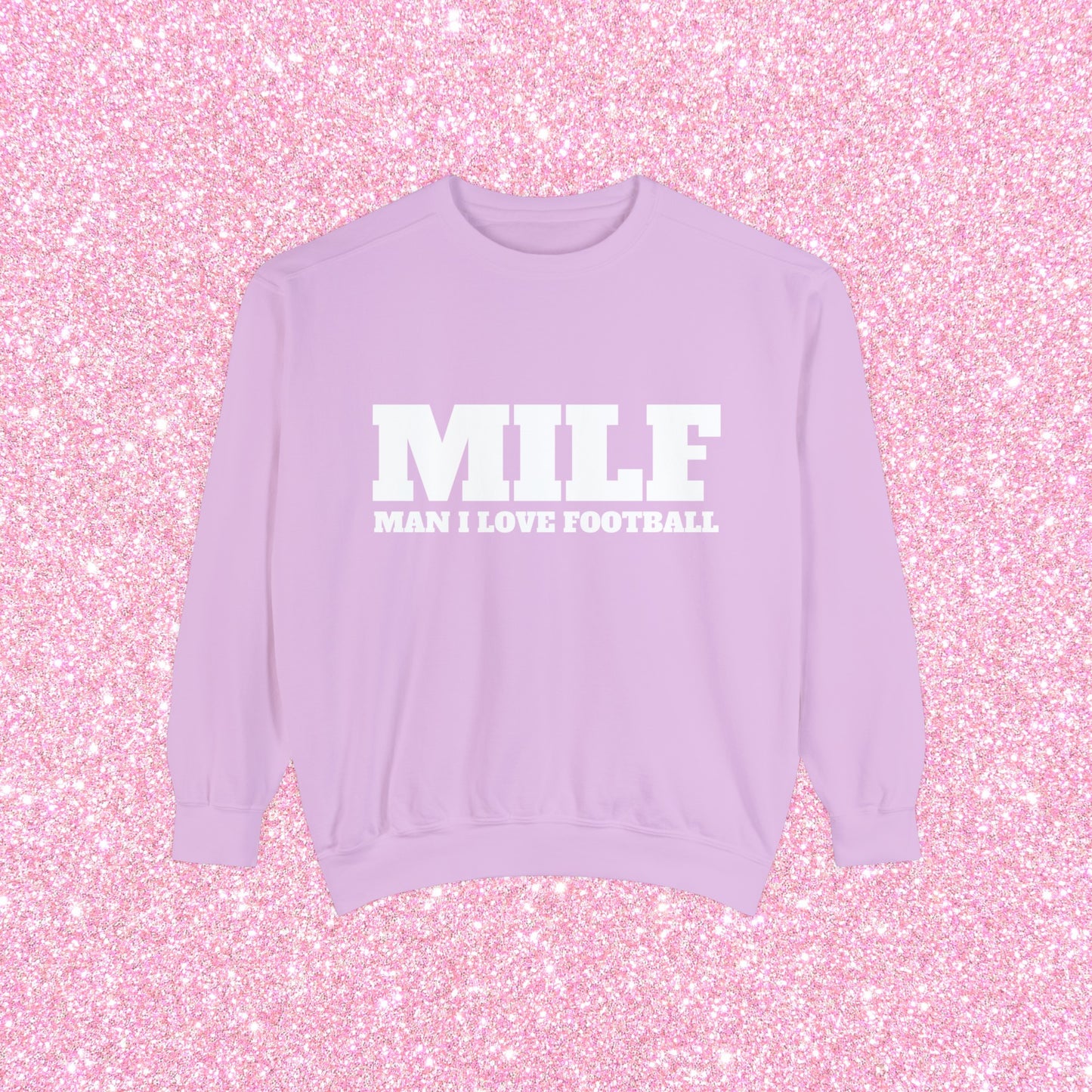 MILF Man I Love Football Crewneck Sweatshirt