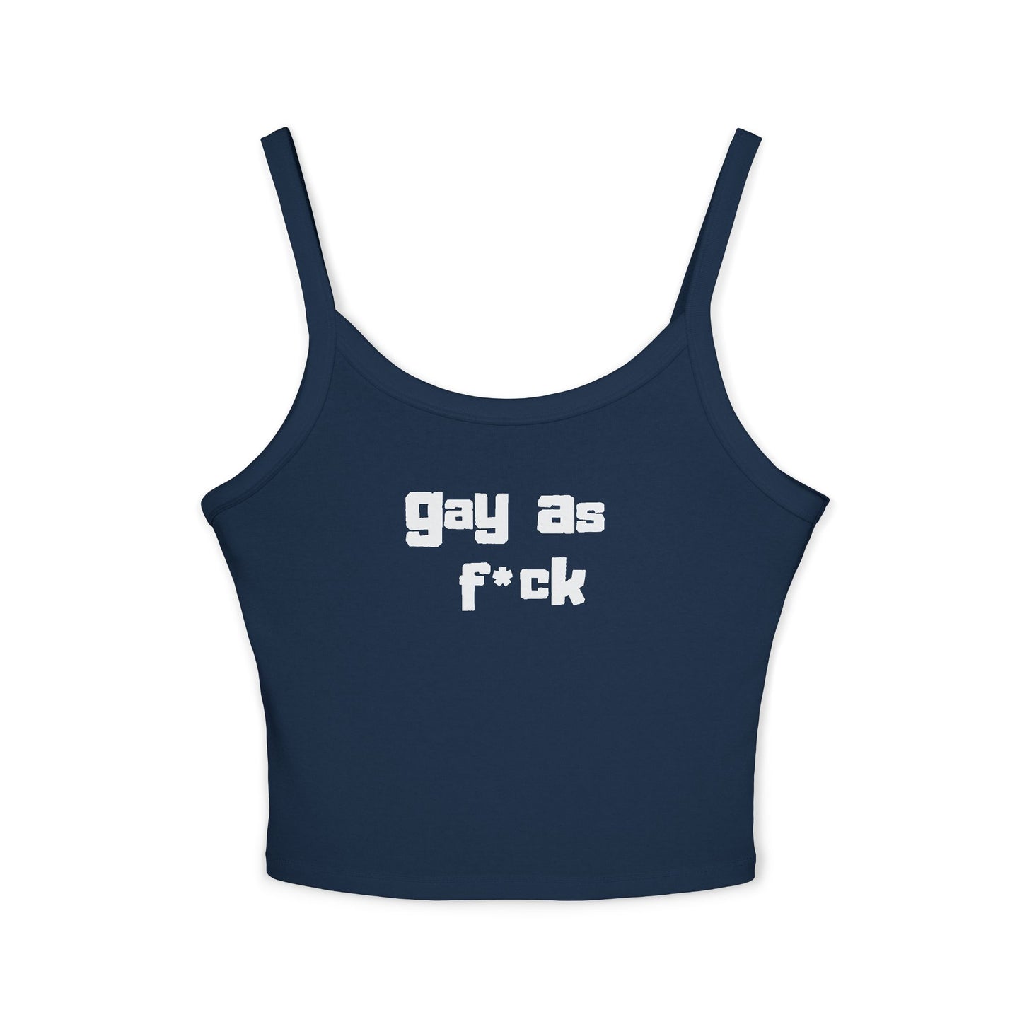 Gay As Fuck Blocky Letters Tank Top