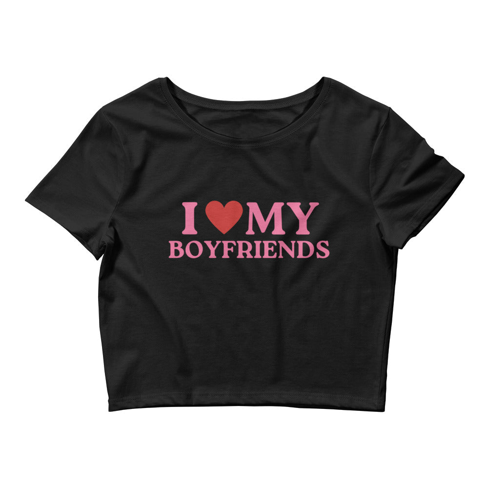 I Love My Boyfriends Crop Top