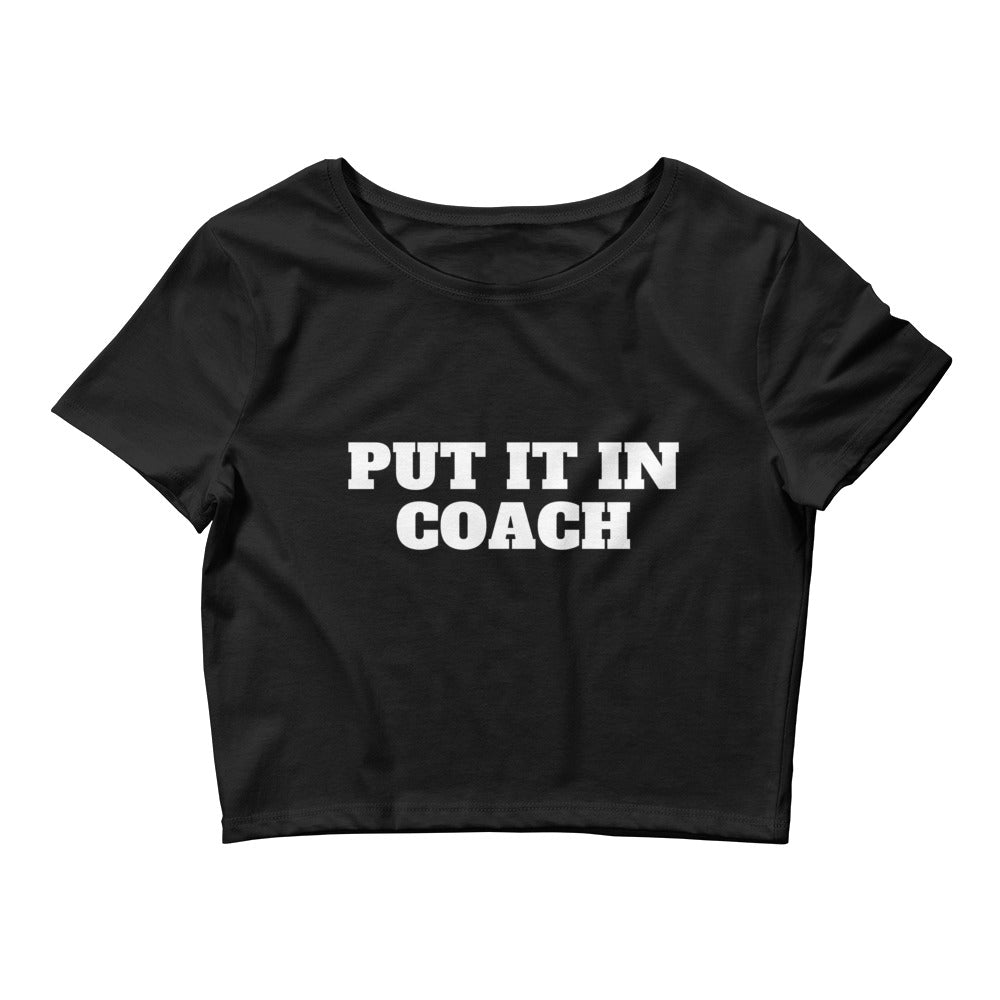 Put It In Coach Crop Top