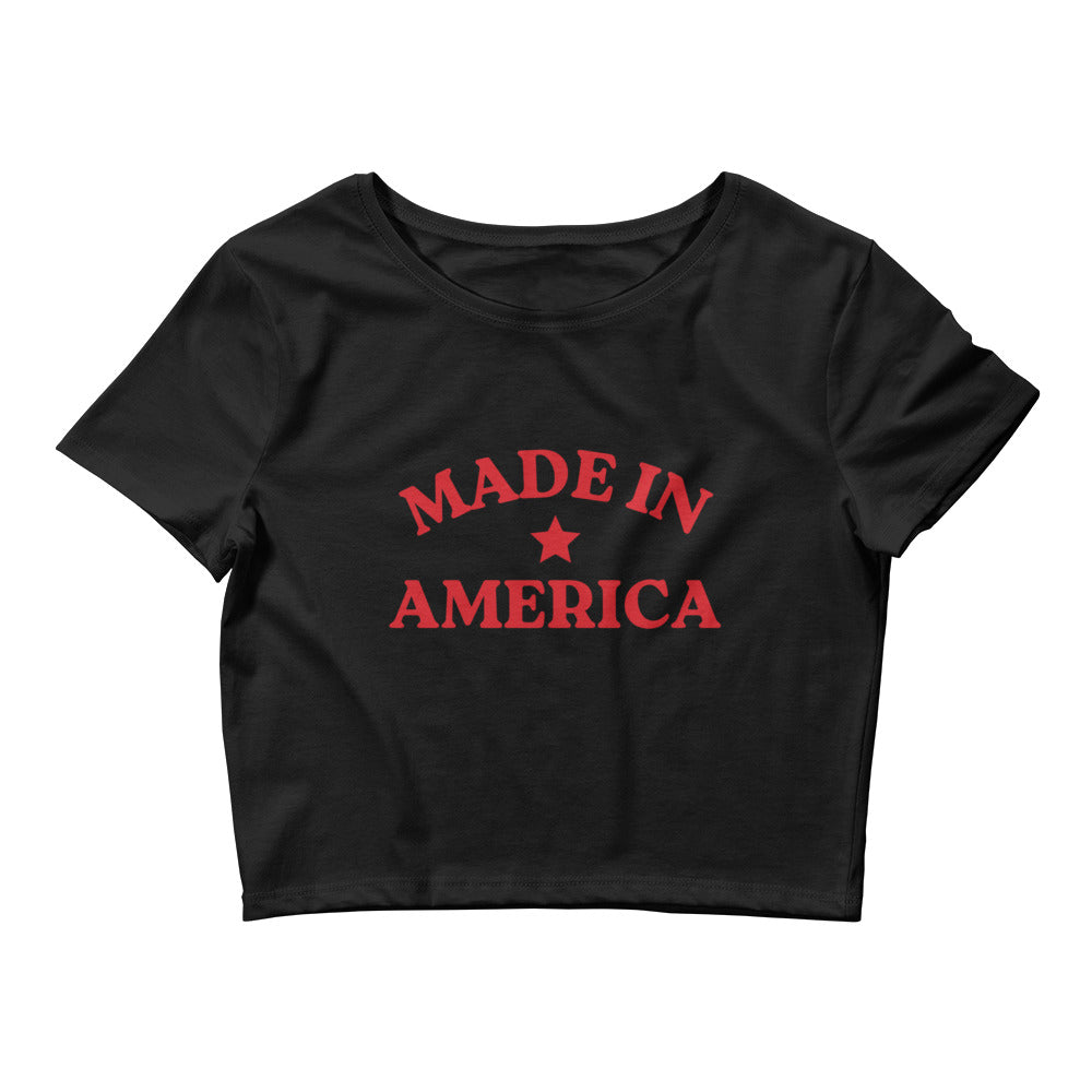 Made In America Crop Top