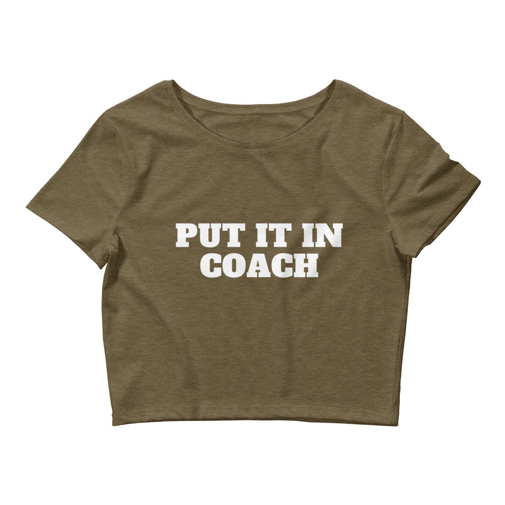 Put It In Coach Crop Top