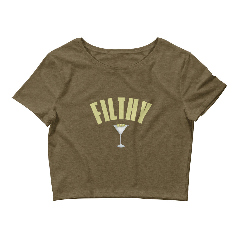 Filthy Dirty Martini Crop Top
