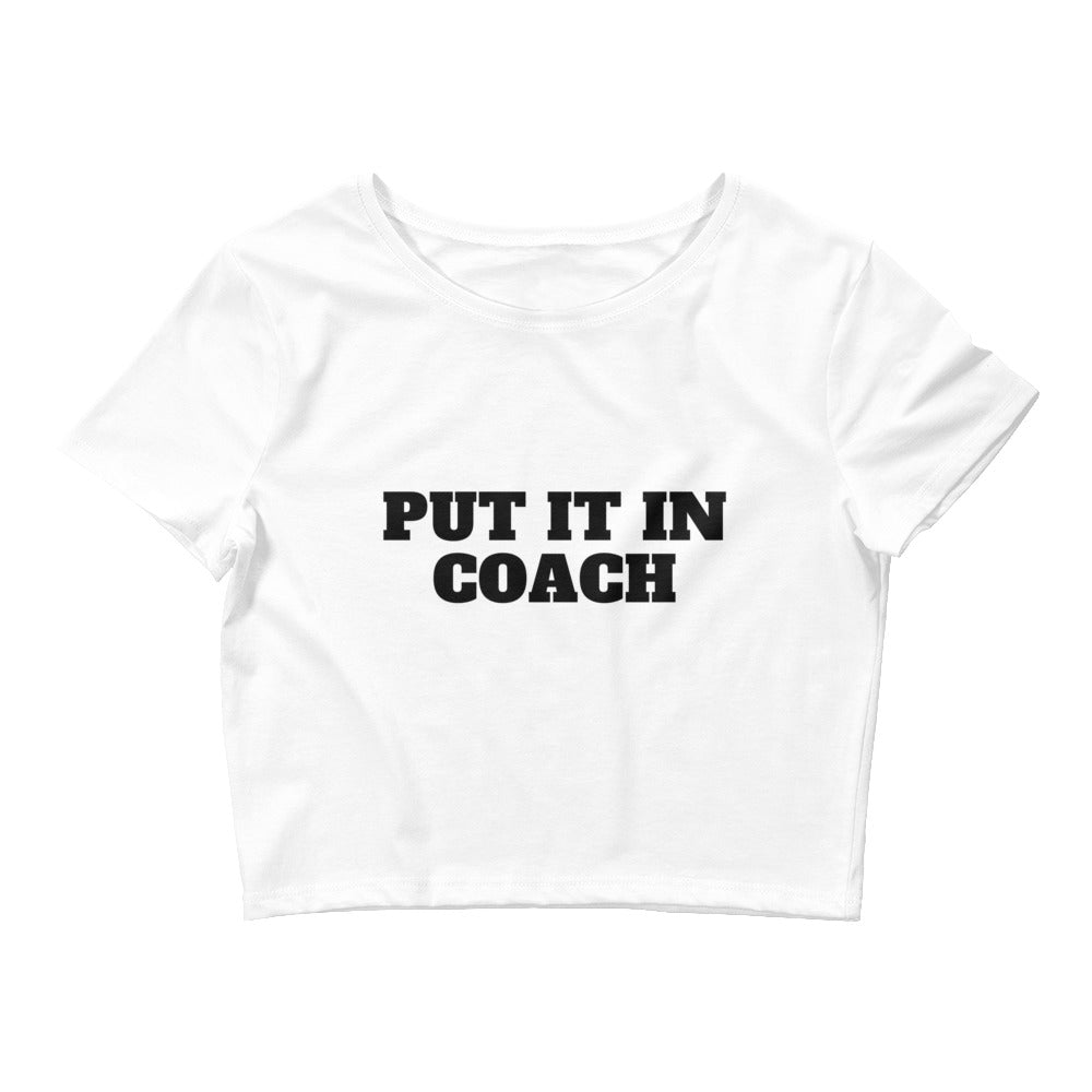 Put It In Coach Crop Top