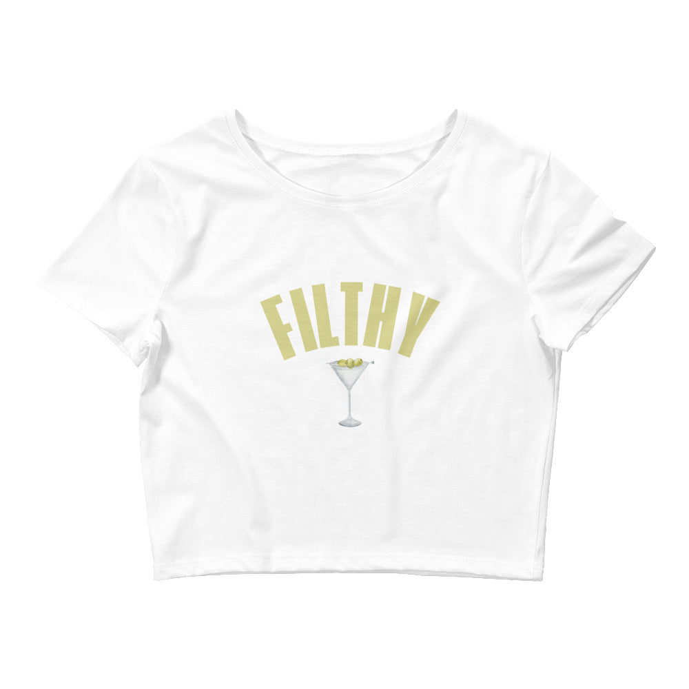 Filthy Dirty Martini Crop Top