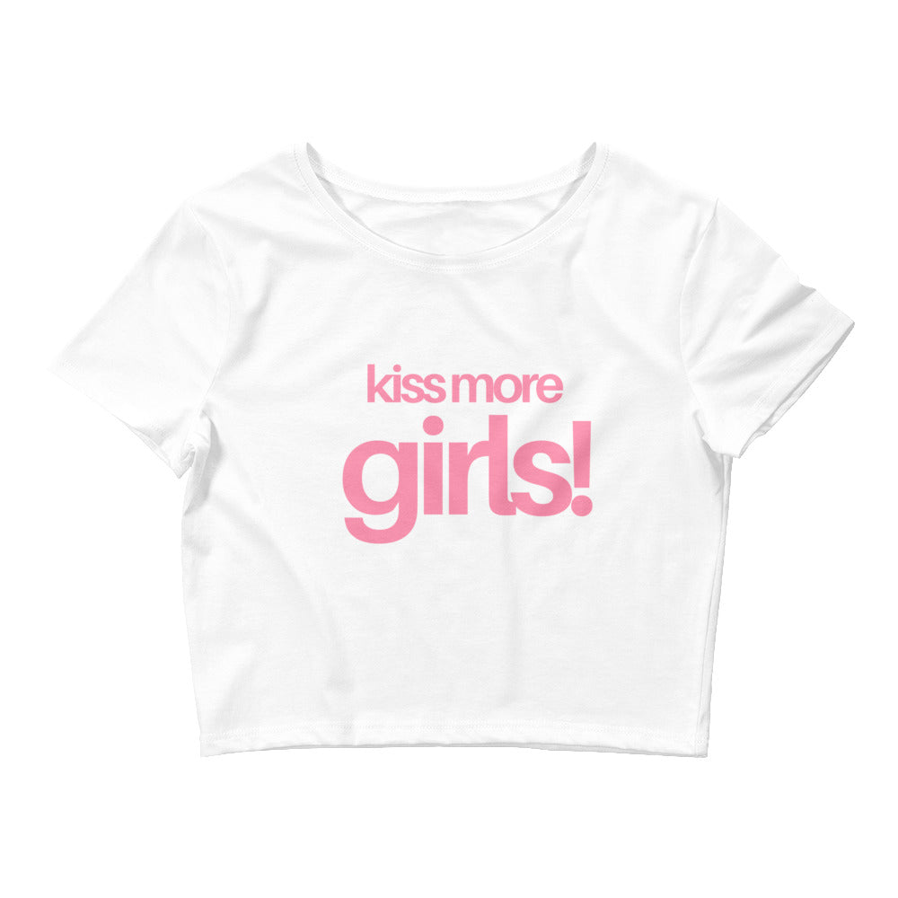 Kiss More Girls Crop Top