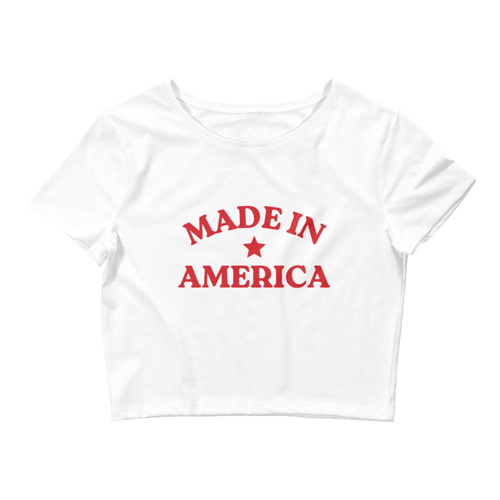 Made In America Crop Top