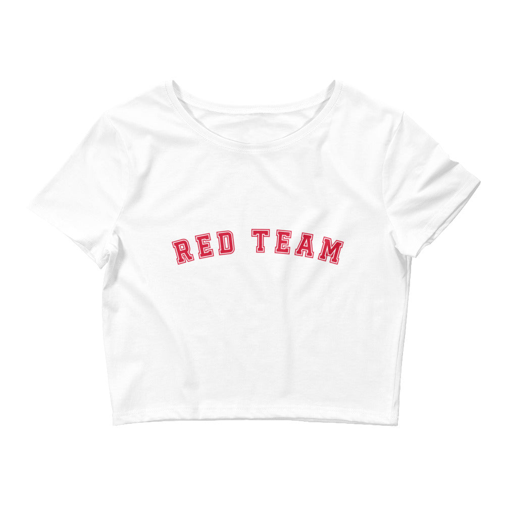 Red Team Crop Top