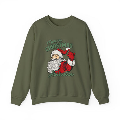 Merry Christmas Assholes Sweatshirt