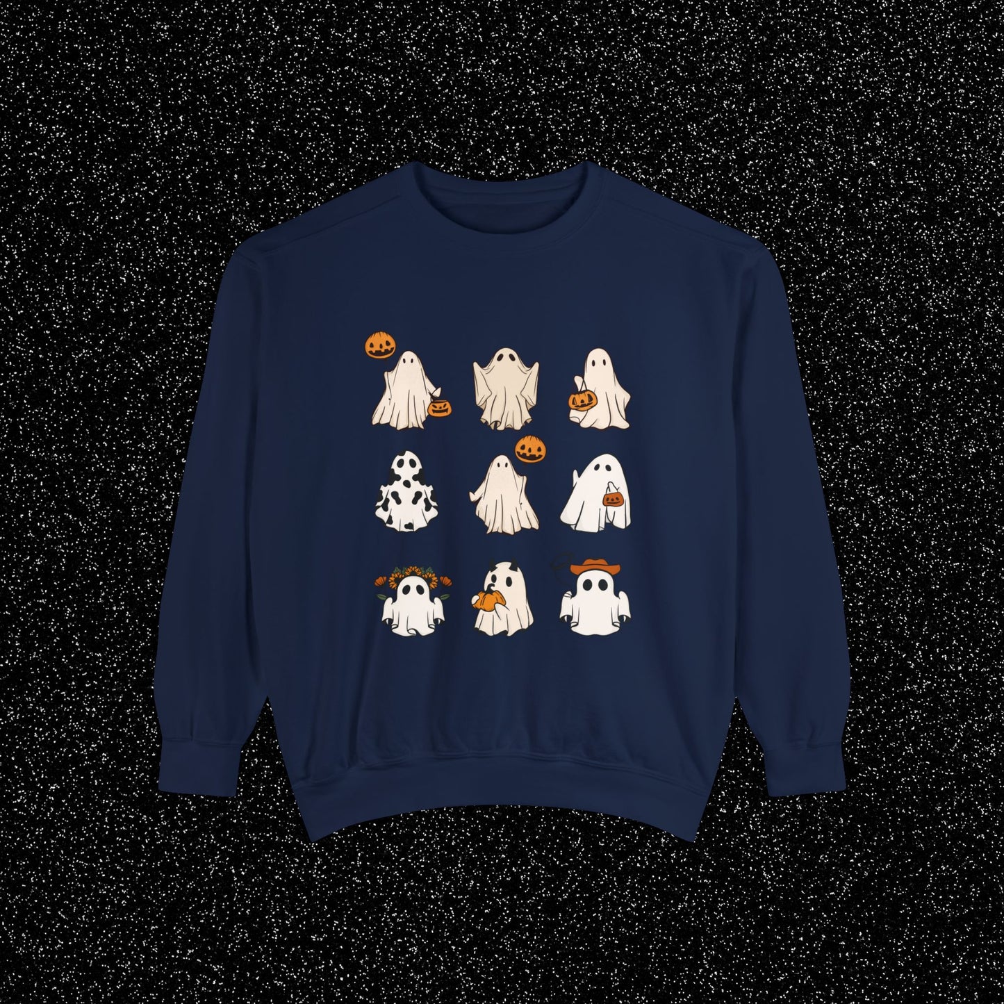 Retro Halloween Ghost Sweatshirt