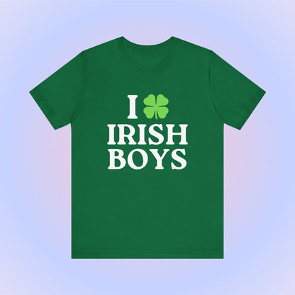 I Love Irish Boys, Soft Unisex T-Shirt
