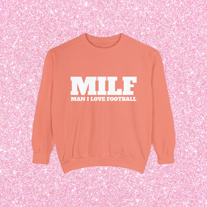 MILF Man I Love Football Crewneck Sweatshirt