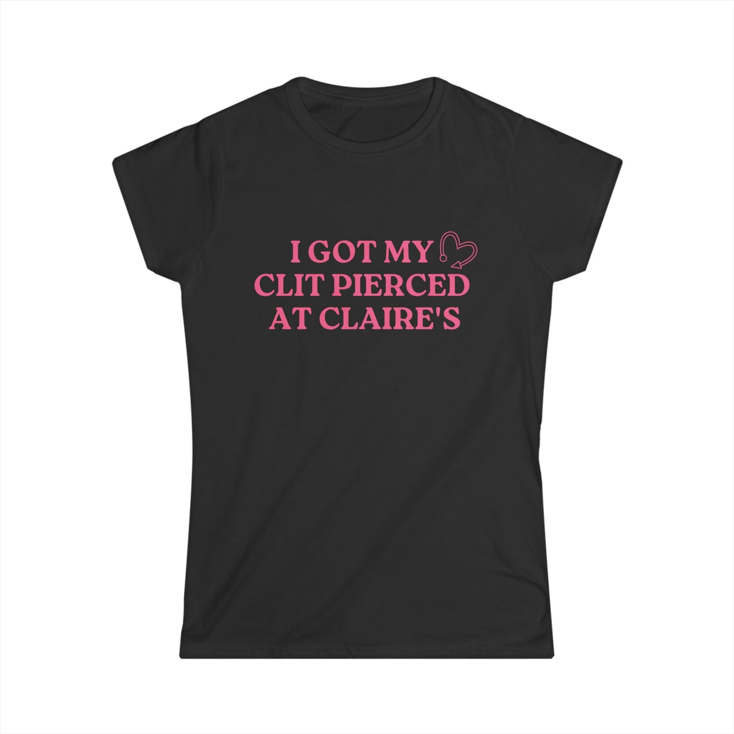 Pierced at Claire's Fitted Tee