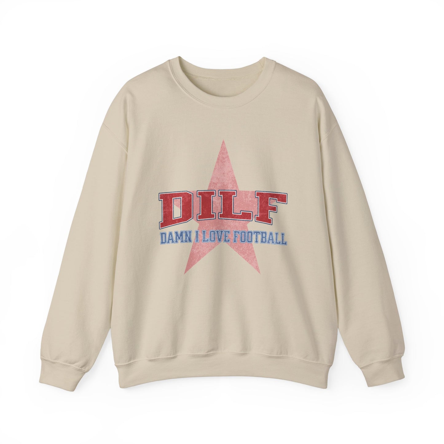 DILF Damn I Love Football Retro Sweatshirt