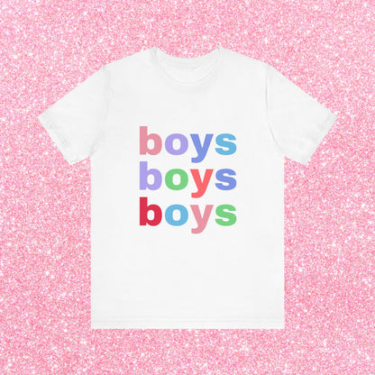 Boys Boys Boys Soft Unisex T-Shirt