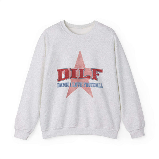 DILF Damn I Love Football Retro Sweatshirt