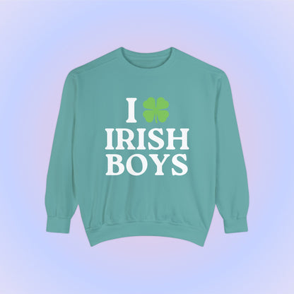 I Love Irish Boys Crewneck Sweatshirt