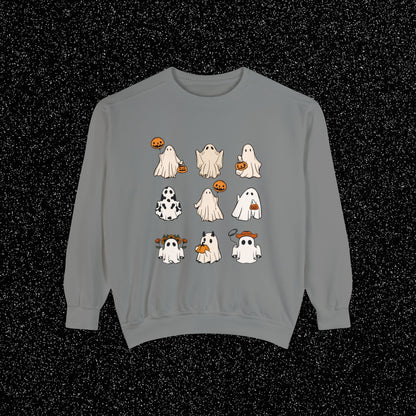 Retro Halloween Ghost Sweatshirt