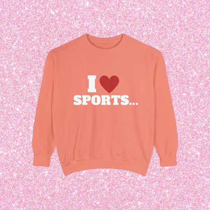 I Love Sports Crewneck Sweatshirt