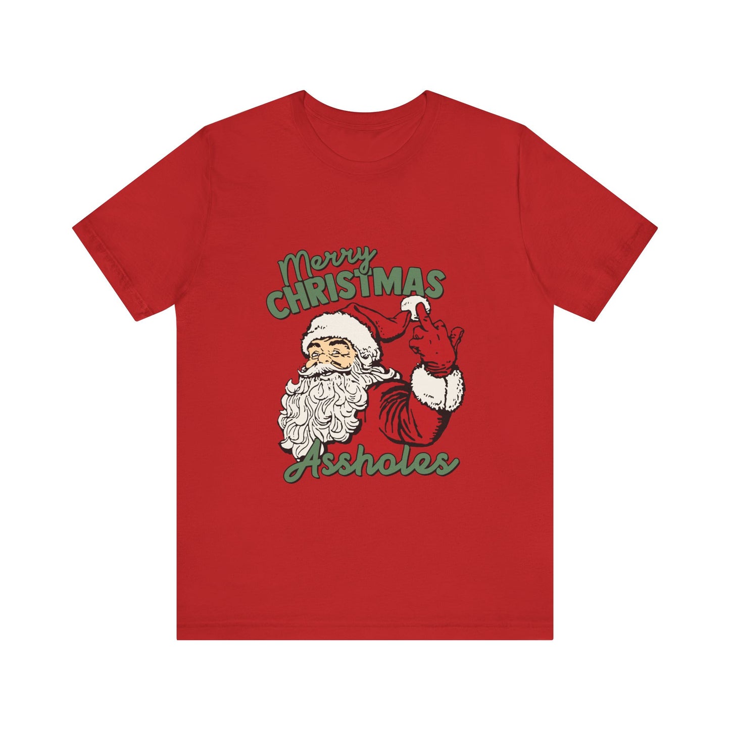 Merry Christmas Assholes, Soft Unisex T-Shirt