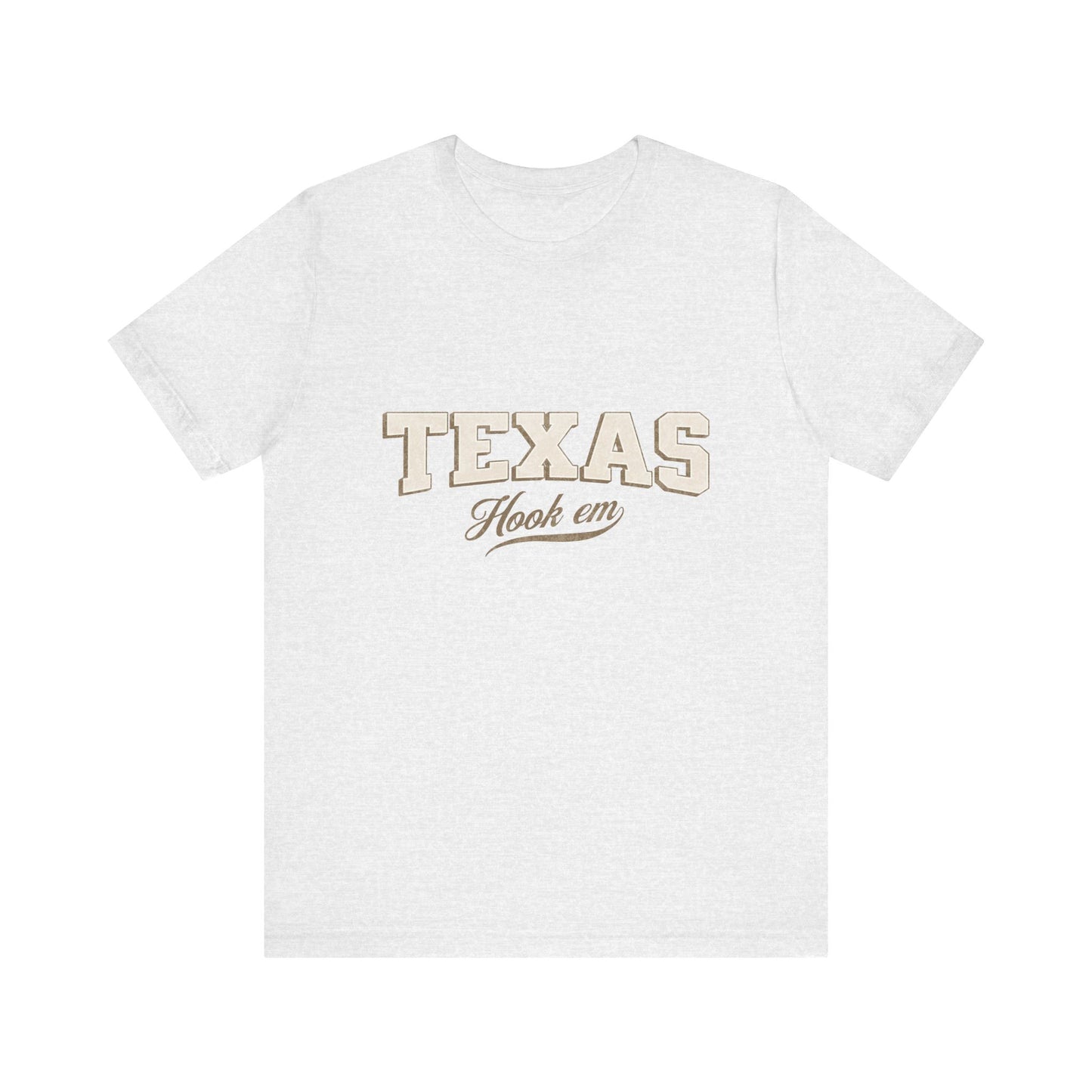 Texas Hook Em Vintage Neutral T-Shirt