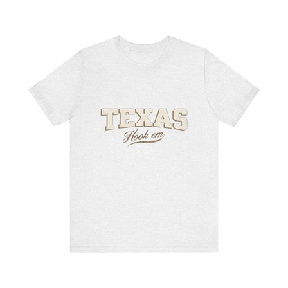 Texas Hook Em Vintage Neutral T-Shirt