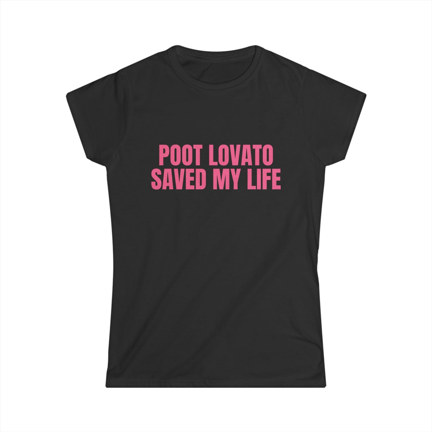 Poot Lovato Saved My Life Fitted Tee