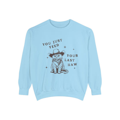 You Just Yeed Your Last Haw Western Cat Sweatshirt