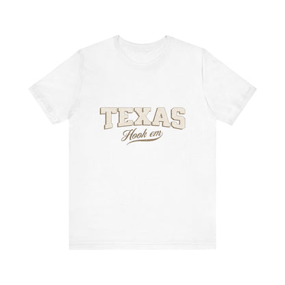 Texas Hook Em Vintage Neutral T-Shirt