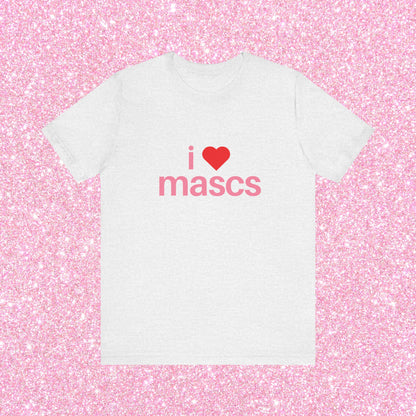 I Love Mascs, Soft Unisex T-Shirt