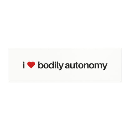 I Love Bodily Autonomy Car Magnet