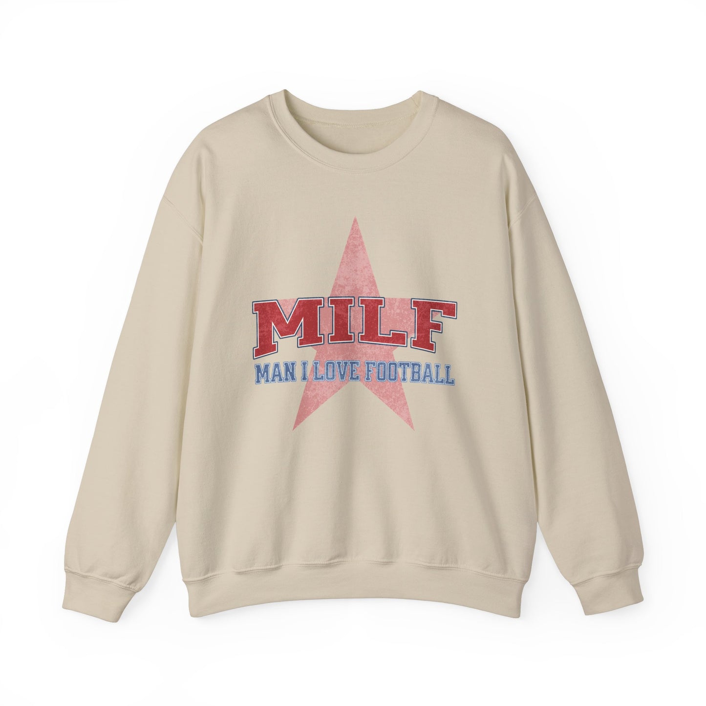 MILF Man I Love Football Retro Sweatshirt