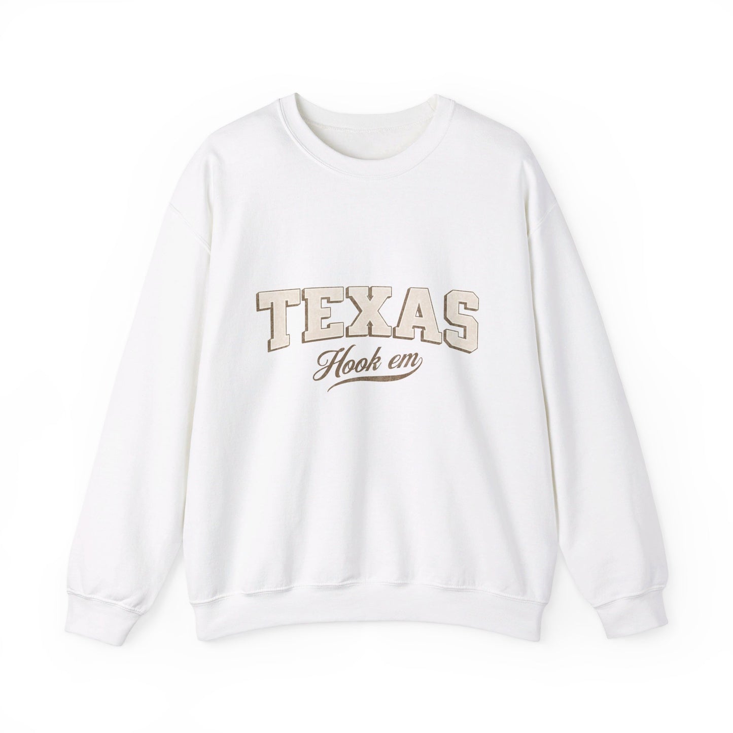 Texas Hook Em Neutral Vintage Sweatshirt