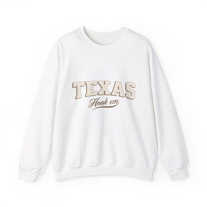 Texas Hook Em Neutral Vintage Sweatshirt