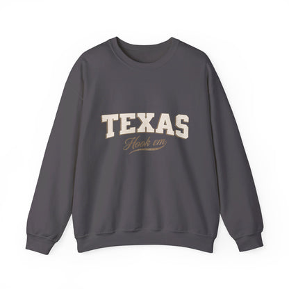 Texas Hook Em Neutral Vintage Sweatshirt