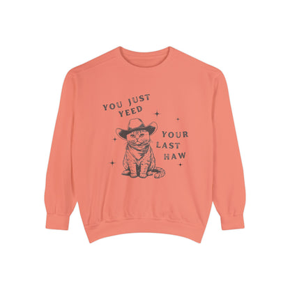 You Just Yeed Your Last Haw Western Cat Sweatshirt