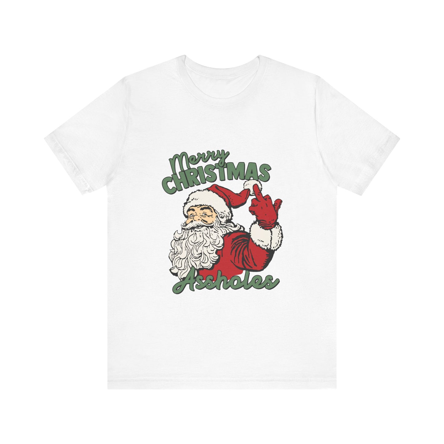 Merry Christmas Assholes, Soft Unisex T-Shirt