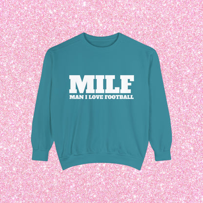 MILF Man I Love Football Crewneck Sweatshirt