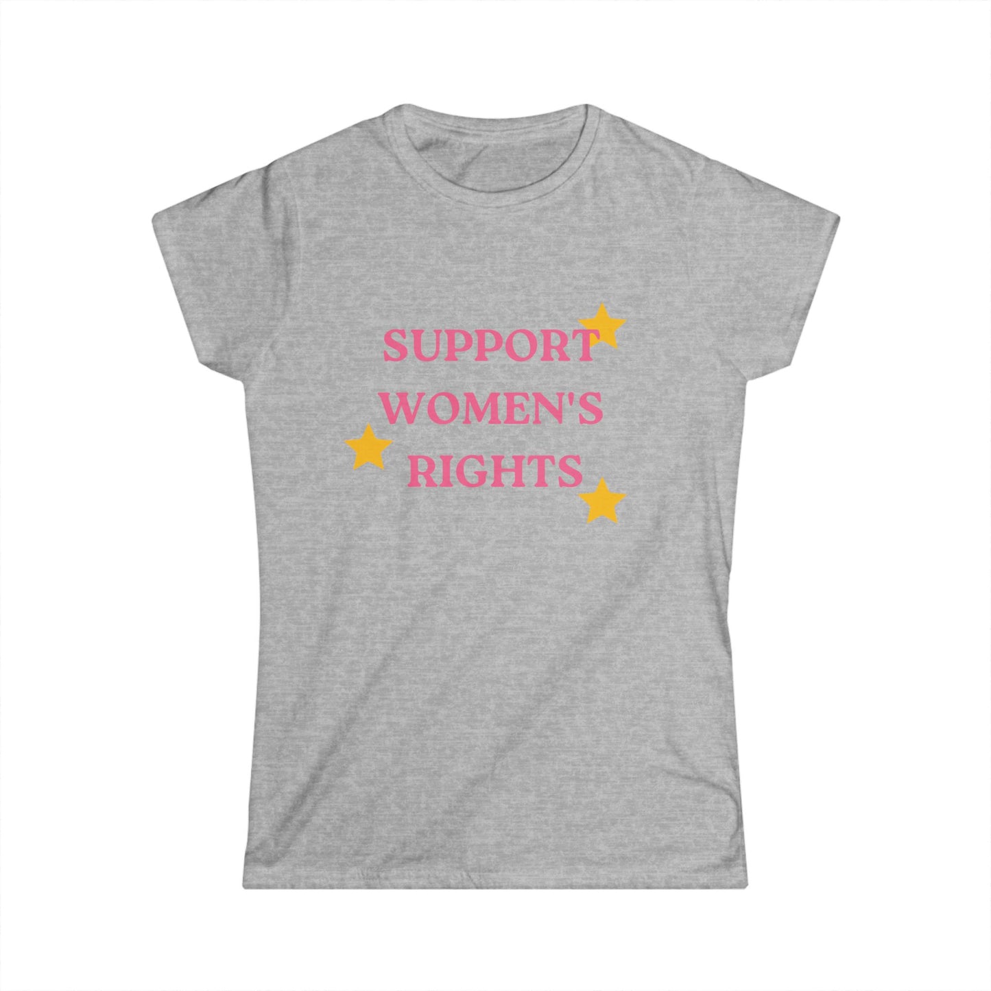 Support Women's Rights and Wrong's Fitted Tee