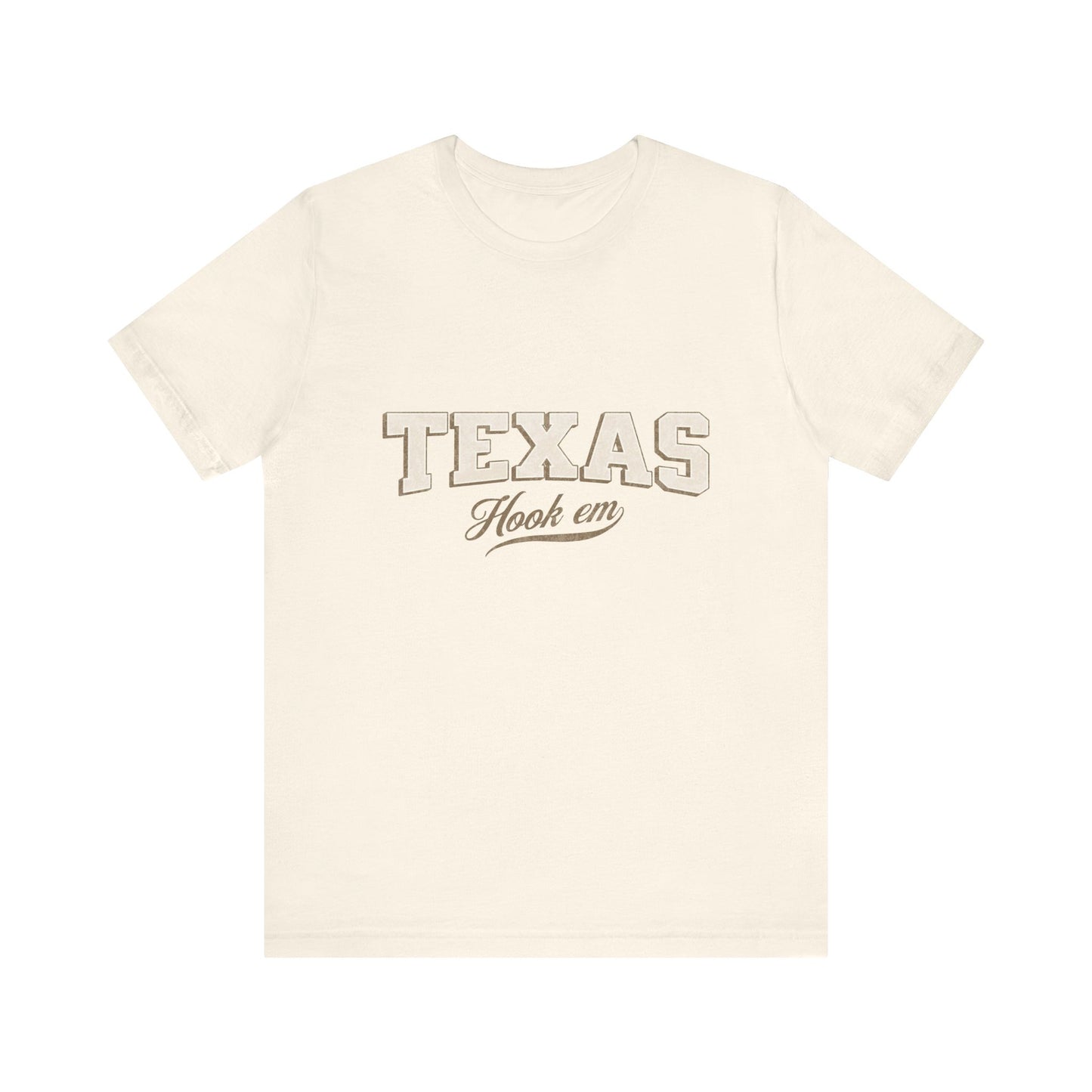 Texas Hook Em Vintage Neutral T-Shirt