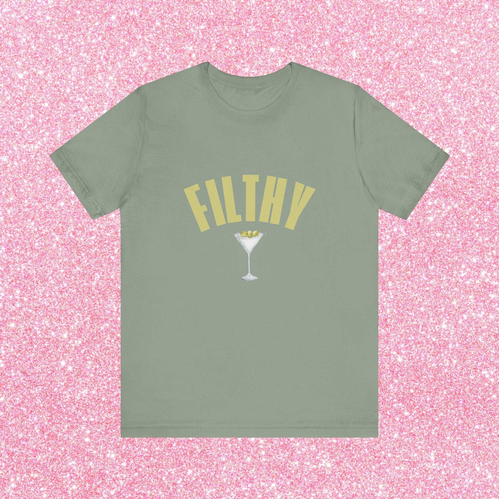 Filthy Dirty Martini, Soft Unisex T-Shirt