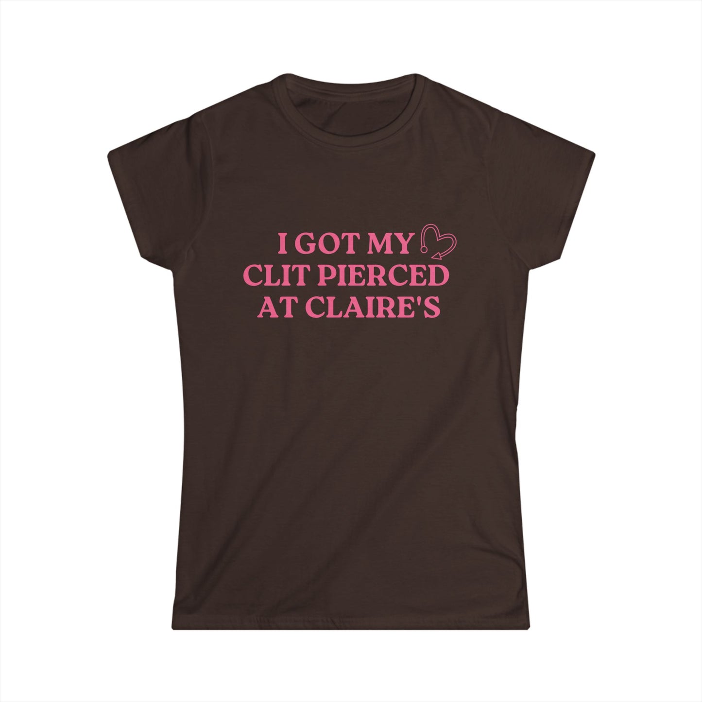 Pierced at Claire's Fitted Tee