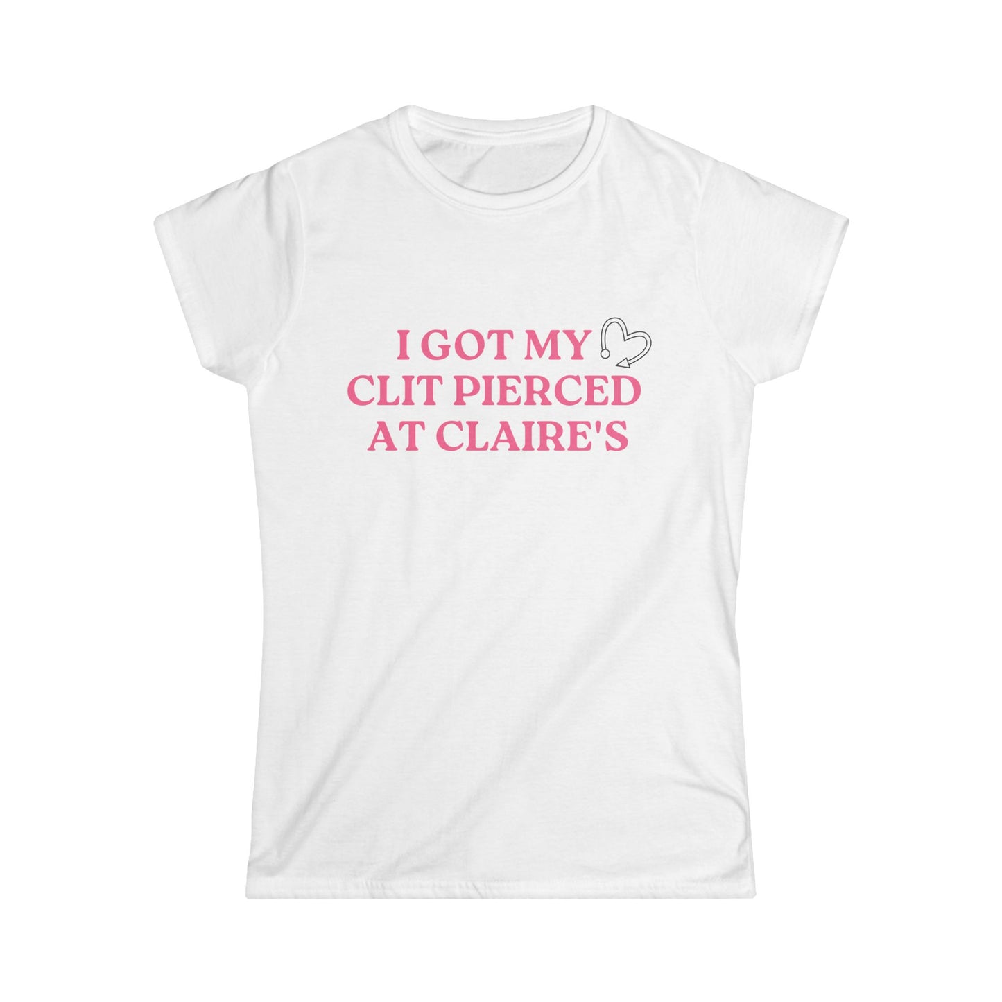 Pierced at Claire's Fitted Tee