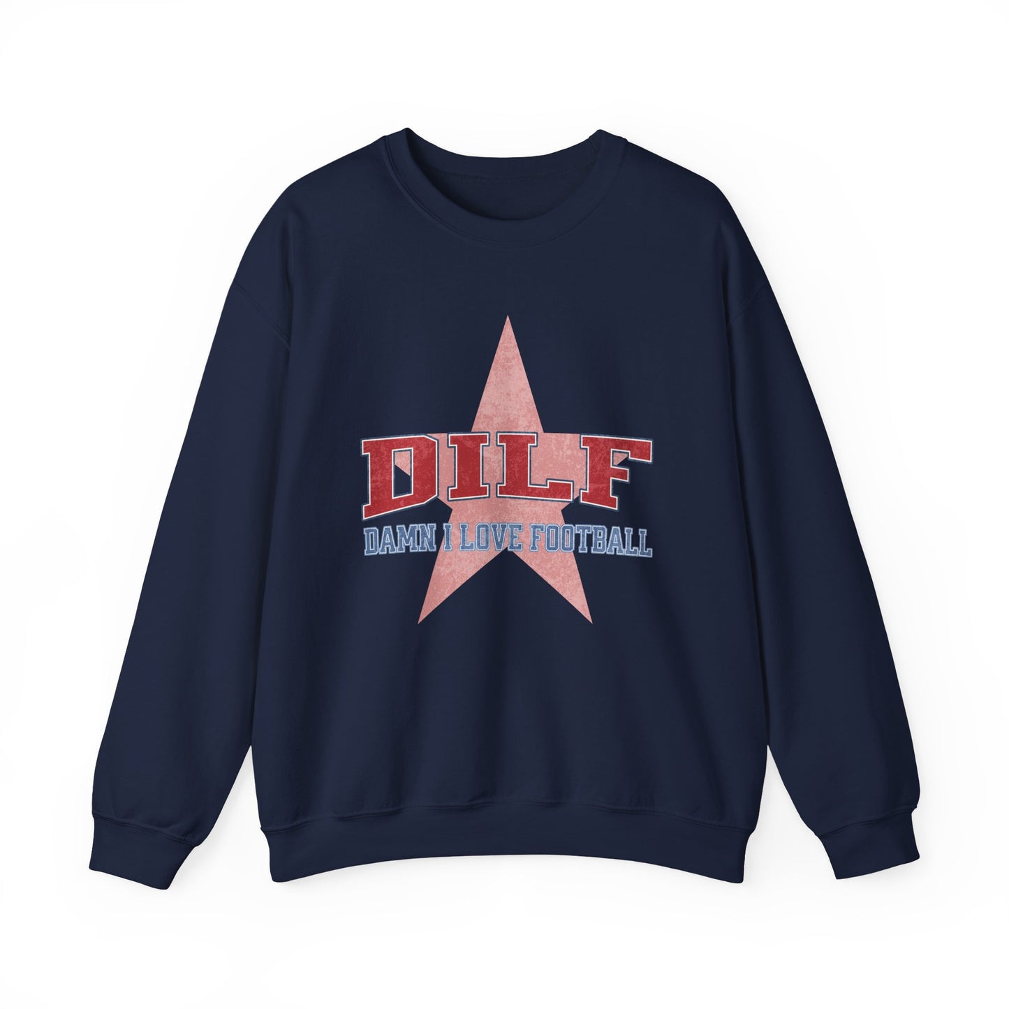 DILF Damn I Love Football Retro Sweatshirt